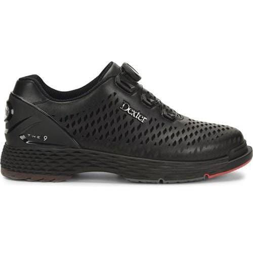 Dexter Mens THE C9 Lazer Black Wide Bowling Shoes - BowlersParadise.com