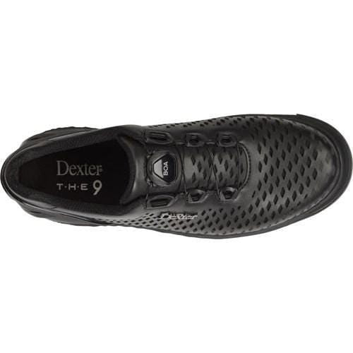Dexter Mens THE C9 Lazer Black Wide Bowling Shoes - BowlersParadise.com
