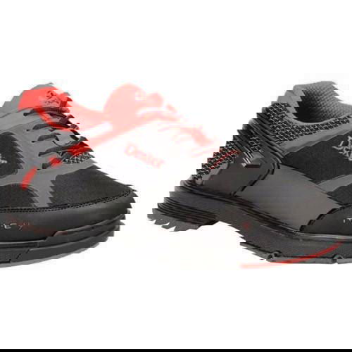 Dexter Mens The 9 HT Black Red Grey Wide Bowling Shoes - BowlersParadise.com