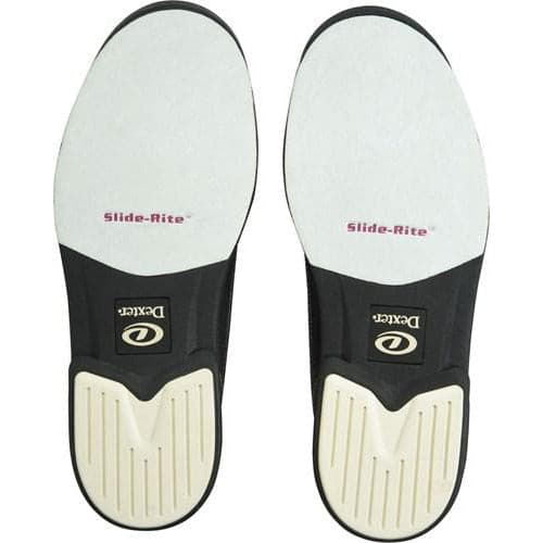 Dexter Mens Turbo Pro Black Cream Wide Bowling Shoes - BowlersParadise.com