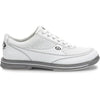 Dexter Mens Turbo Pro White Grey Bowling Shoes - BowlersParadise.com