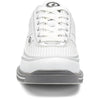 Dexter Mens Turbo Pro White Grey Bowling Shoes - BowlersParadise.com