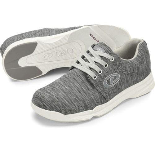 Dexter Mens Winner Grey White Bowling Shoes - BowlersParadise.com