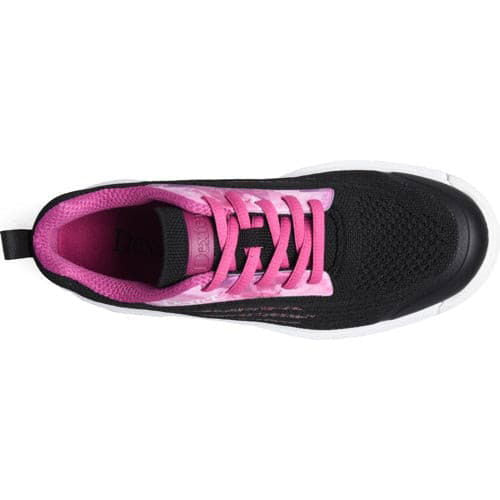 Dexter Womens DexLite Knit Black Pink Bowling Shoes - BowlersParadise.com