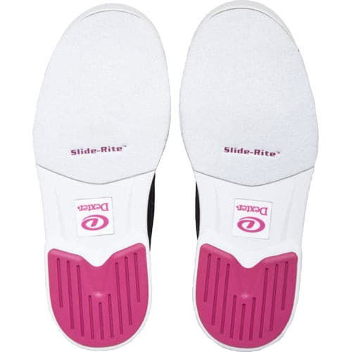 Dexter Womens DexLite Knit Black Pink Bowling Shoes - BowlersParadise.com