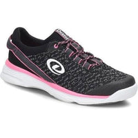 Dexter Womens Jenna II Black Grey Pink Bowling Shoes - BowlersParadise.com
