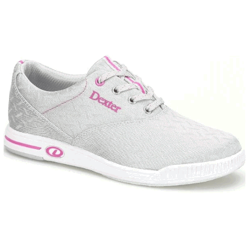 Dexter Womens Kerrie Light Grey Bowling Shoes - BowlersParadise.com
