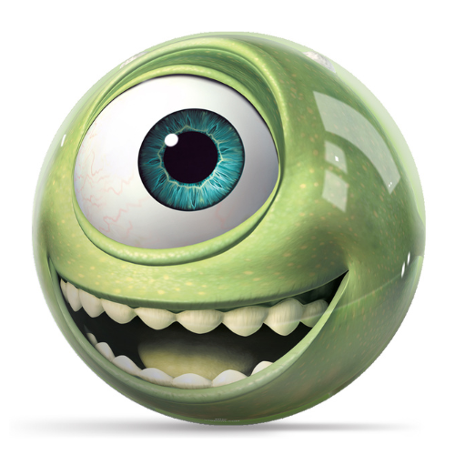 mike monsters inc pictures OnTheBallBowling Disney Monsters Inc Mike Wazowski Bowling Ball