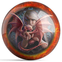 Ontheballbowling Dragonkin/Dragons Lair Bowling Ball by Anne Stokes - BowlersParadise.com