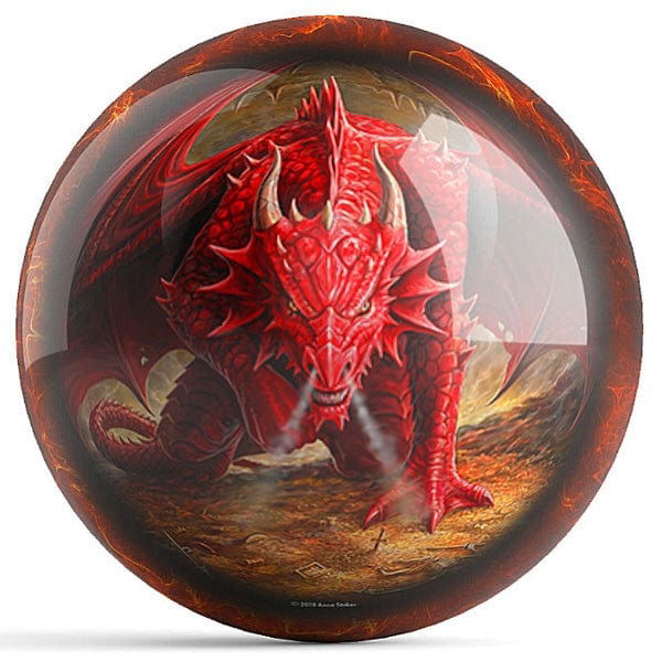 Ontheballbowling Dragonkin/Dragons Lair Bowling Ball by Anne Stokes - BowlersParadise.com