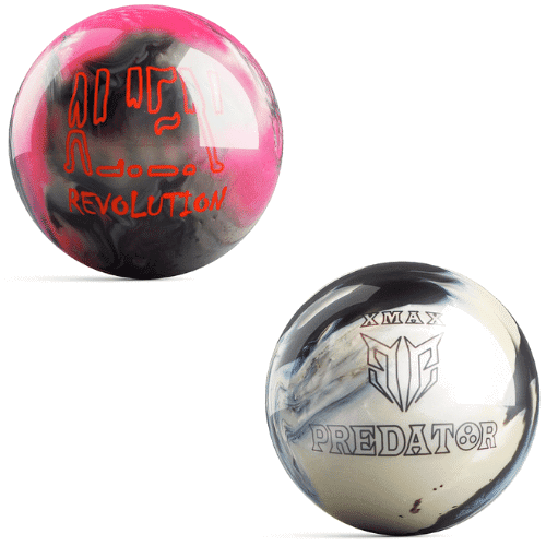 ELITE Alien Revolution & Predator XMax Bowling Balls (2 Ball Bundle) - BowlersParadise.com