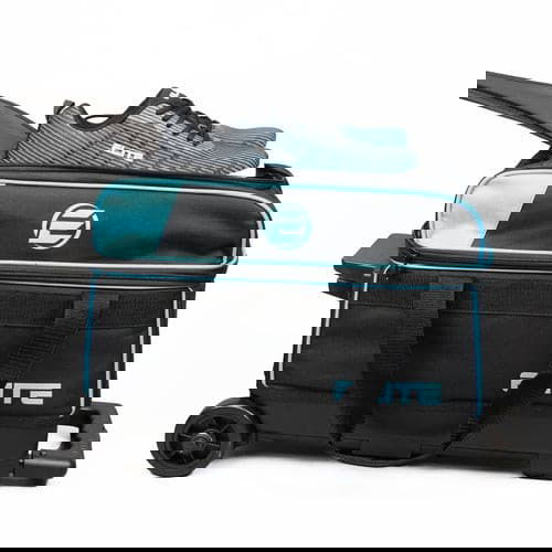 ELITE Basic Double Roller Aqua Bowling Bag - BowlersParadise.com