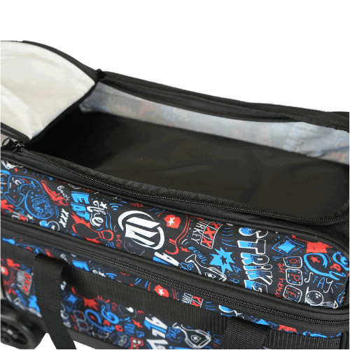 ELITE Basic Double Roller Bowling Graffiti Bowling Bag - BowlersParadise.com
