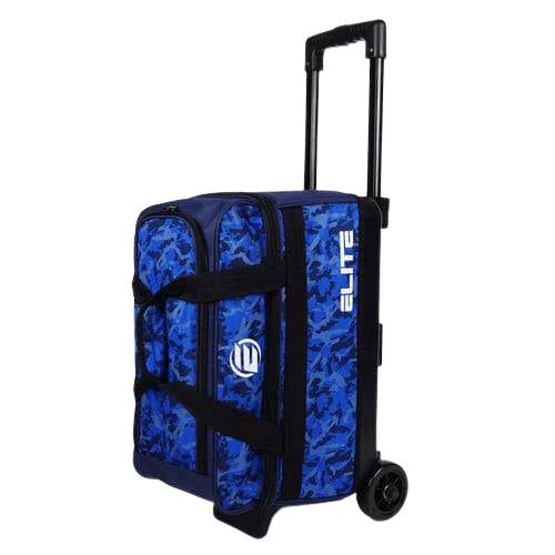 ELITE Basic Double Roller Navy Camo Bowling Bag - BowlersParadise.com