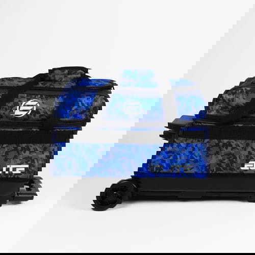 ELITE Basic Double Roller Navy Camo Bowling Bag - BowlersParadise.com