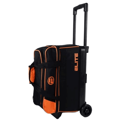ELITE Basic Double Roller Orange Bowling Bag - BowlersParadise.com