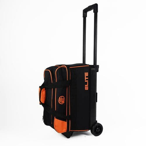 ELITE Basic Double Roller Orange Bowling Bag - BowlersParadise.com