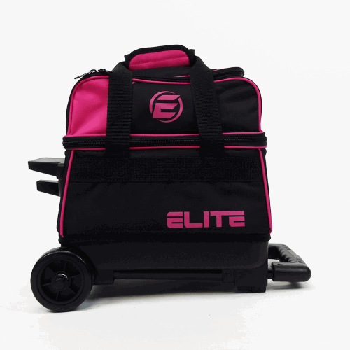 ELITE Basic Single Roller Pink Bowling Bag - BowlersParadise.com