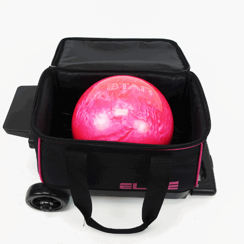 ELITE Basic Single Roller Pink Bowling Bag - BowlersParadise.com