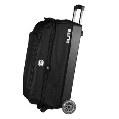 ELITE Basic Triple Roller Black Bowling Bag - BowlersParadise.com