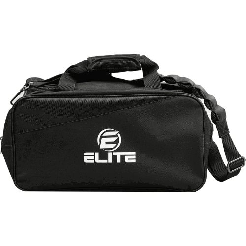 ELITE Deluxe 2 Ball Plus Double Tote Bowling Bag with Shoe Storage Pocket - BowlersParadise.com