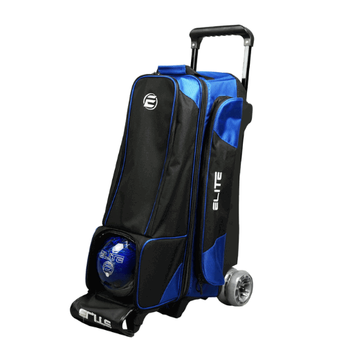 ELITE Deluxe 3-4-5 Bowling Ball Roller Bag - BowlersParadise.com