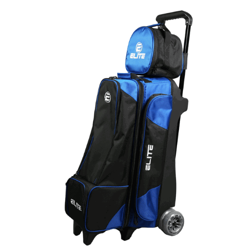 ELITE Deluxe 3-4-5 Bowling Ball Roller Bag - BowlersParadise.com