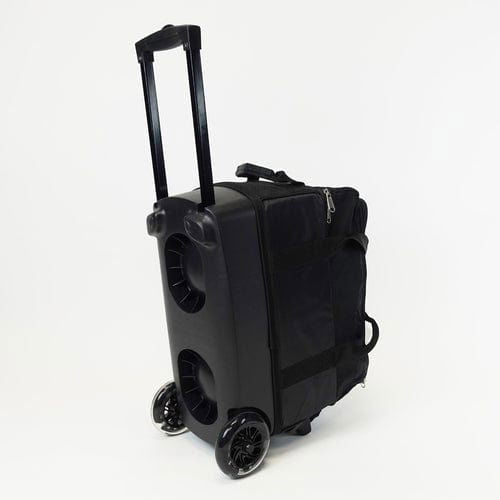 ELITE Deluxe Double Roller Bowling Bag Black - BowlersParadise.com