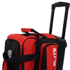 ELITE Deluxe Double Roller Bowling Bag Red - BowlersParadise.com