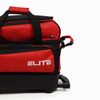 ELITE Deluxe Double Roller Bowling Bag Red - BowlersParadise.com