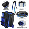 ELITE Deluxe Double Roller Bowling Bag Royal Blue - BowlersParadise.com