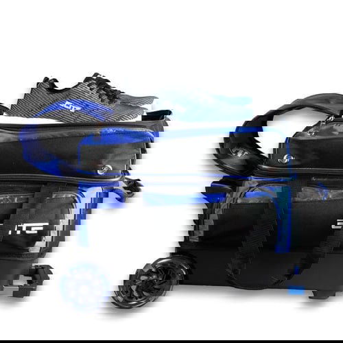 ELITE Deluxe Double Roller Bowling Bag Royal Blue - BowlersParadise.com