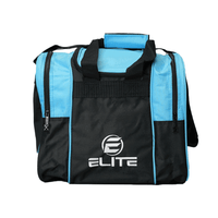 ELITE Deluxe Single Tote Bowling Bag Aqua - BowlersParadise.com