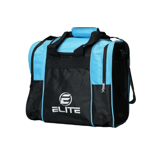 ELITE Deluxe Single Tote Bowling Bag Aqua - BowlersParadise.com