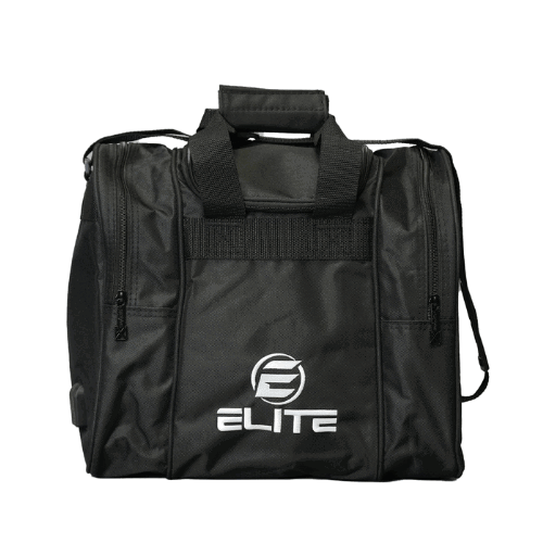 ELITE Deluxe Single Tote Bowling Bag Black - BowlersParadise.com