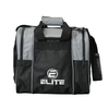 ELITE Deluxe Single Tote Bowling Bag Charcoal - BowlersParadise.com