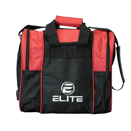 ELITE Deluxe Single Tote Bowling Bag Red - BowlersParadise.com