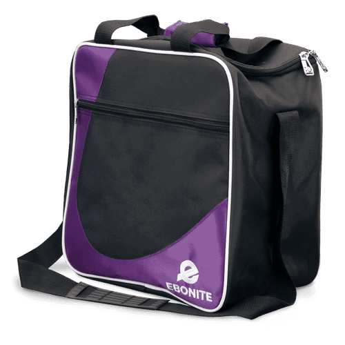 Ebonite Basic Single Tote Bowling Bag Purple - BowlersParadise.com