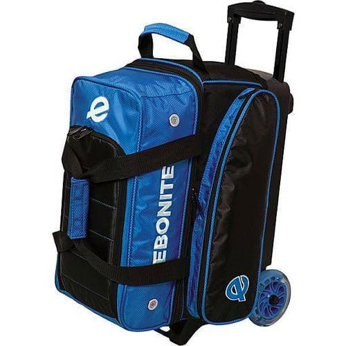 Ebonite Eclipse Double Roller Royal  Bowling Bag - BowlersParadise.com