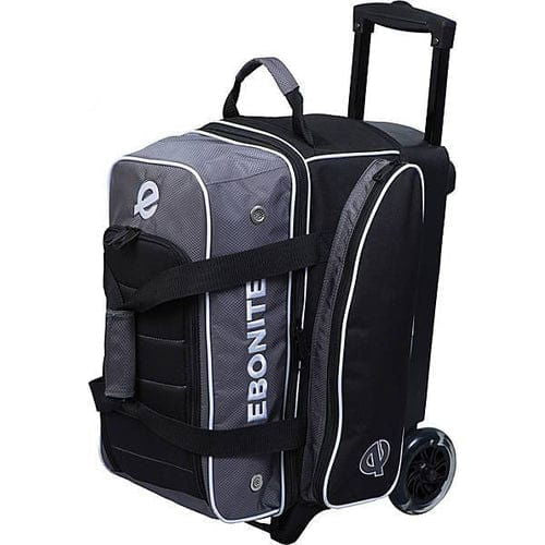 Ebonite Eclipse Double Roller Smoke Bowling Bag - BowlersParadise.com