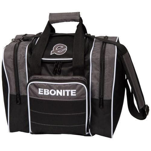 Ebonite Impact Plus Single Tote Silver Smoke Bowling Bag - BowlersParadise.com
