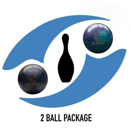 Ebonite Omni Solid & Ebonite Omni Hybrid 2 Ball Package Bowling Ball - BowlersParadise.com