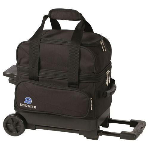 Ebonite Transport 1 Black Single Roller Bowling Bag - BowlersParadise.com