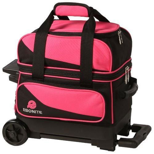 Ebonite Transport 1 Pink Single Roller Bowling Bag - BowlersParadise.com