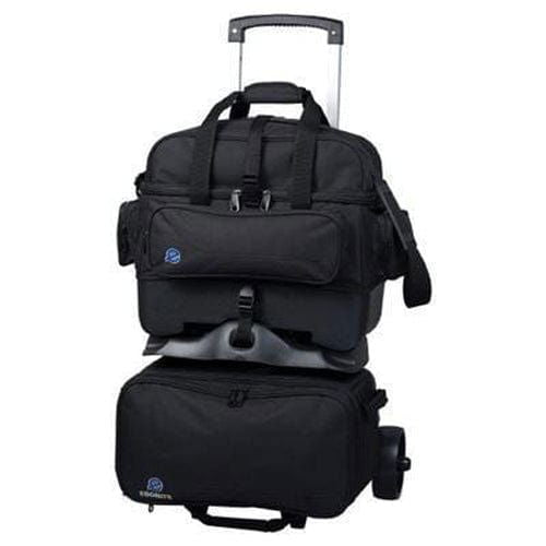 Ebonite Transport 4 Ball Roller Black - BowlersParadise.com