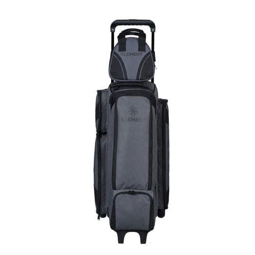 Element Premium 3-4-5 Option Stone Black Roller Bowling Bag - BowlersParadise.com