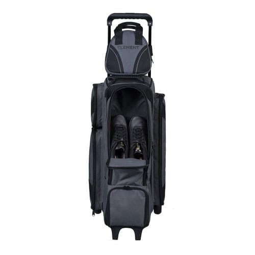 Element Premium 3-4-5 Option Stone Black Roller Bowling Bag - BowlersParadise.com