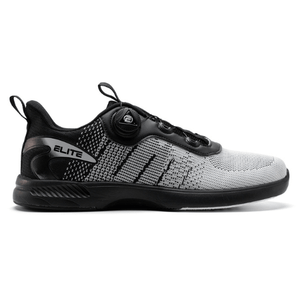 Elite Mens Side Dial White/Black Bowling Shoes