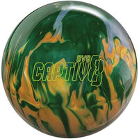 DV8 Captiv8 Pearl Bowling Ball Gold/Silver/Emerald - BowlersParadise.com