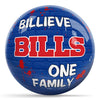 OnTheBallBowling NFL Graffiti Buffalo Bills Undrilled Polyester Bowling Ball
